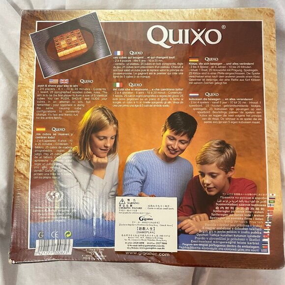 NEW Quixo Abstract Strategy Board Game Factory Sealed 1995 Vintage Gigamic Mensa - Picture 4 of 14